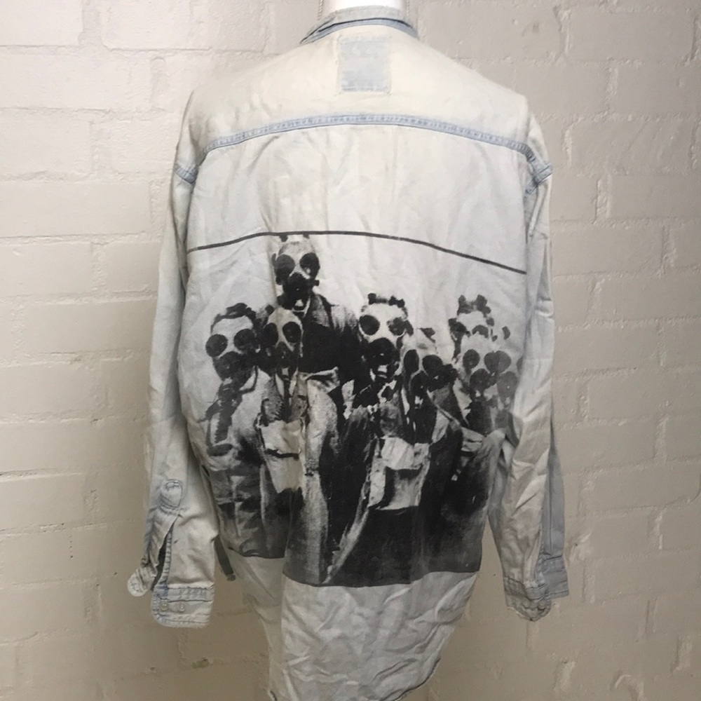 Distressed vintage oversized graphic shirt